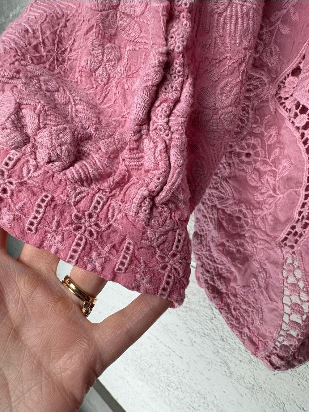 Johnny Was Blossom Rosie Button‎ Down in SPRING ROSE - Picture 4 of 10